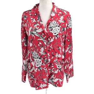 Victoria's Secret Womens Size Small Soft Satin Sleep Shirt Long Sleeves